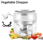 300ml Electric Mini Garlic Chopper Masher Portable Food Processor Mincer Grinder
