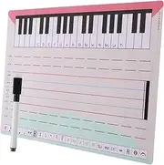 SHOWERORO Erasable Music Note Whiteboard for Home Office Musical Note Teaching Board