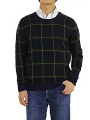 Polo Ralph Lauren Boy's Tartan Plaid Wool Blend Crewneck Pullover Sweater