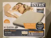 Intex Queen Dura-Beam Air bed With Fiber-tech Construction ( Factory Sealed)