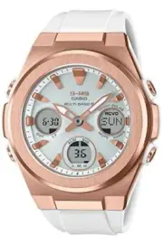 CASIO Watch BABY-G Radio Solar MSG-W600G-7AJF Ladies White Analog & Digital NEW