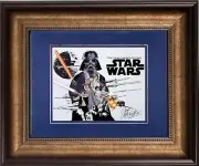 Star Wars 1977 Wall Art drawing by Jaye Metcalfe Framed in a 11X14/8X10 and sign