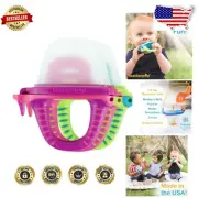 3-Pack Fillable Silicone Teether Set for Teething Relief - Breastmilk & Purees
