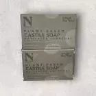 Dr. Natural Plant Based Castile Soap Activated Charcoal Paraben Free 2pks 4 Bars