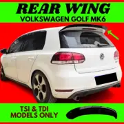 For Volkswagen Golf MK6 TDI TSI Model Rear Wing Spoiler Glossy Racing Boot Trunk