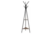 VASAGLE Coat Rack Stand 2 Shelves