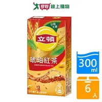 在飛比找蝦皮商城優惠-立頓琥珀紅茶 300mlx6【愛買】