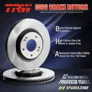 2x Rear TRW Disc Brake Rotors for Audi A8 4D2 4D8 4E2 4E8 S8 4D2 Quattro (for: Audi)