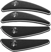 LOORGVEL 4pcs Luminous Car Door Edge Guards Auto Door Edge Protectors with Adhesive Backing Collision Trim for SUV Vehicle Enhances Nighttime Visibility Full Protection Against Scratches