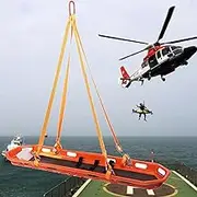 Rescue Folding Basket Stretcher,Stainless Steel Basket Emergency Stretchers, with Lifting Straps and Lifting Sling, for Helicopter and Rescue