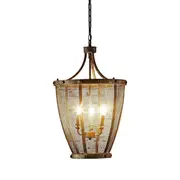 Canterbury Brown Rustic Pendant Light