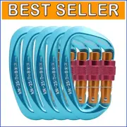 Safety-First Heavy Duty Screw Lock Carabiner - Perfect for Tree Work & Climbing
