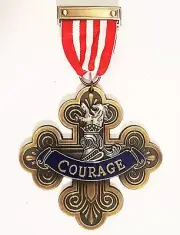 NEW! "THE WIZARD OF OZ" - THE COWARDLY LION COURAGE BROOCH / PIN PROP REPLICA