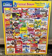 White Mountain Puzzles 'Cereal Boxes' 1000 Piece Puzzle #1261A Made In USA NEW