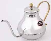 在飛比找Yahoo!奇摩拍賣優惠-『東西賣客』日本知名Tiamo 歐洲宮廷式 不鏽鋼細口咖啡壺