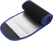 ibasenice Sweat Belt for Running and Gym Comfortable Workout Belts Waist Trimmer for Women Men Blue