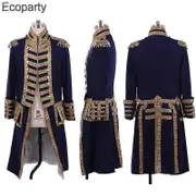 18th Century British Royal Military Medieval Uniform Jacket Victorian Renaissance Colonial Tuxedo Hamilton Coat Rococo Outfits L