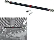 PJMTCUSTOM Black & Red Carbon Fiber Clutch Shift Shifter Linkage Rod Fits for Harley Davidson Softail Deluxe Fat Boy Heritage Softail Sport Glide and Touring FLHR FLHX FLTRX FLHT Models (Red)