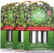 SCENTSICLES Scented Sprigs WHITE WINTER FIR Smells like Christmas 12 pack x 3