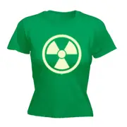 Radioactive Glow In The Dark - Funny Novelty Womens T-Shirt T Shirt Tshirt