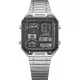 【CITIZEN 星辰】80年代復古設計 方型電子腕錶 JG2126-69E(黑)