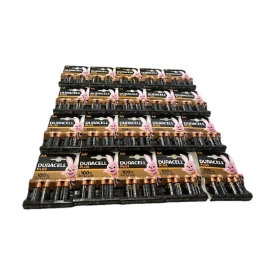 80 Duracell Plus Aa LR6 Alkaline Batteries MN1500 1.5V Exp 2034