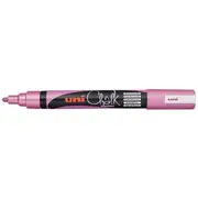 Uni Liquid Chalk Marker Bullet Tip Metallic Pink