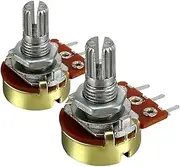 500K Ohm 3 Pin Linear Potentiometer WH148 B500K - Pack of 2