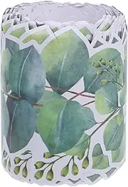 jojofuny Versatile Classroom Decor: Eucalyptus Leaf Border Sticker 10m Roll DIY Blackboard Trim for Homes Offices