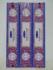 Purple Haze - Satya Premium 15g Incense Sticks - Please Choose From 1- 6 Pack