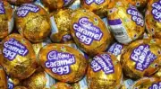 Cadbury Milk Chocolate Caramel Eggs (1.2 Oz.) Individually Wrapped, Bulk 10