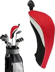 Golf Head Covers - Hybrid Headcover - with Interchangeable Tags for Golfers Travel Organization Course Tournament Play Practice Range