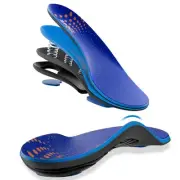Plantar Fasciitis High Arch Support Insoles Men and Women Heavy Duty Support ...