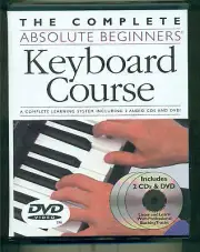 THE COMPLETE ABSOLUTE BEGINNERS KEYBOARD COURSE BOX SET-MUSIC BOOK/DVD/CD-NEW!!