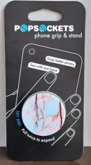 PopSockets Phone Grip & Stand - Blush Marble
