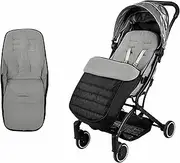 2 in 1 Universal Baby Stroller Cushion Bunting Bag Removable Windproof Footmuff Toddler Warm Pushchair Seat Mat Cushion Outdoor Thicken Cushion Kids Warm Leg Protector Bag Stroller Liner