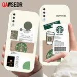 STARBUCKS SAMSUNG 星巴克杯殼適用於三星 A50 A50S A30S A7 2018 A750 方形可愛