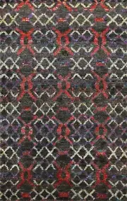 Thick-Plush Modern Moroccan Indoor/ Outdoor Jute Handmade Oriental Area Rug 4x6