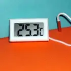 Digital LCD Temperature Thermometer Fridge Freezer Reptile White with cable