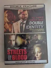 Double Identity / Streets of Blood DVD Double Feature Brand New Factory Sealed