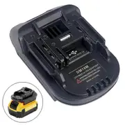 USB Battery Adapter for Dewalt DCB200 and Milwaukee M18 - Convert to Makita 18V