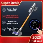 Wireless Vacuum Cleaner VC205,27000PA Suction,Smart Dust Sensor,Touch Screen New