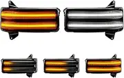 Side Mirror Indicator Light For GMC For Sierra 2500 3500 2020 2021 2022 2023 New Body Side Mirror LED Light Switchback Repeat Blinker Turn Signal Lamp Dynamic Indicators