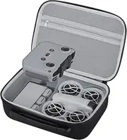 Travel Storage Case for DJI NEO Drone and Accessories, Portable Carry Bag (Black, L)