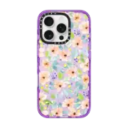 iPhone 16 Pro Impact Case Watercolor Roses