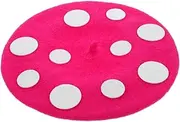 [SUPVOX] Mushroom Beret Hat for Adults Plush Cartoon Headwear Durable Woolen for Cosplay Halloween Christmas Parties Fun Festive Accessory