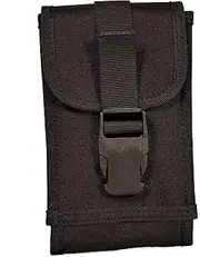 Clakit XL Smartphone StrapPack with Clip Front Flap (Black) - Backpack Shoulder Strap Attachment for Hikers, Travelers, Hunters, Students, and Commuters