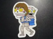STAR WARS LUKE & YODA empire MUERTO Art Sticker Print DIA DE LOS JOSE PULIDO