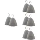 Set of 4 Shower Cap Sauna Felt Hat for Spa Novelty Men and Women Man