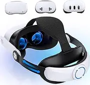 NinjajoyOX Head Strap for Meta Quest 3S/Quest 3/Quest 2, Adjustable Elite Strap Replacement for Enhanced Comfort Support for VR Headsets with Head Soft Cushions